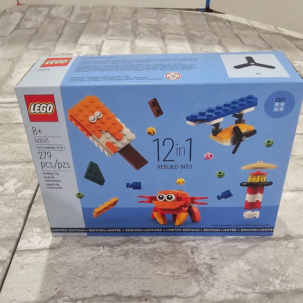 LEGO Fun Creativity 12-in-1, Limited Edition #40593, 279pcs New Sealed - Picture 1 of 9